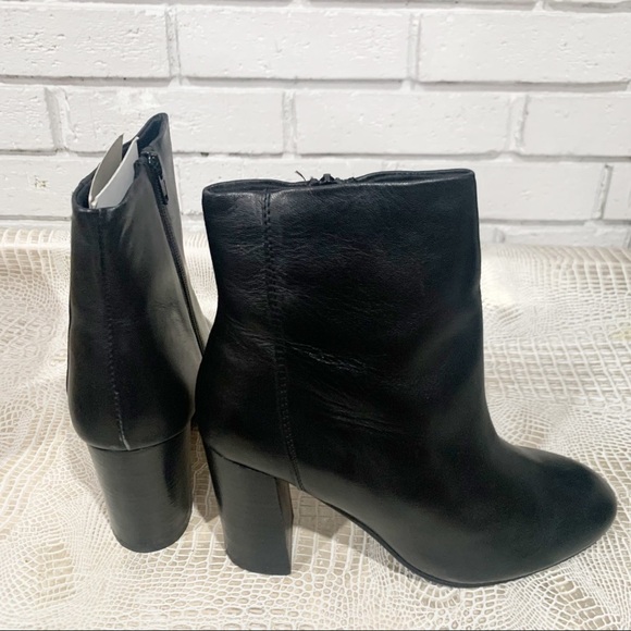 Asos Women’s Rescue Black Leather Block Heel - Picture 8 of 11